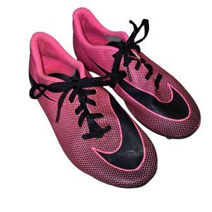 Nike Girls Bravada II FG Pink Soccer Cleats, Size 5.5 Y